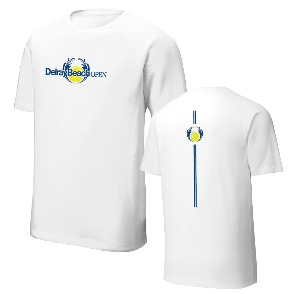 Delray Beach Open Court Stripe Performance T-Shirt