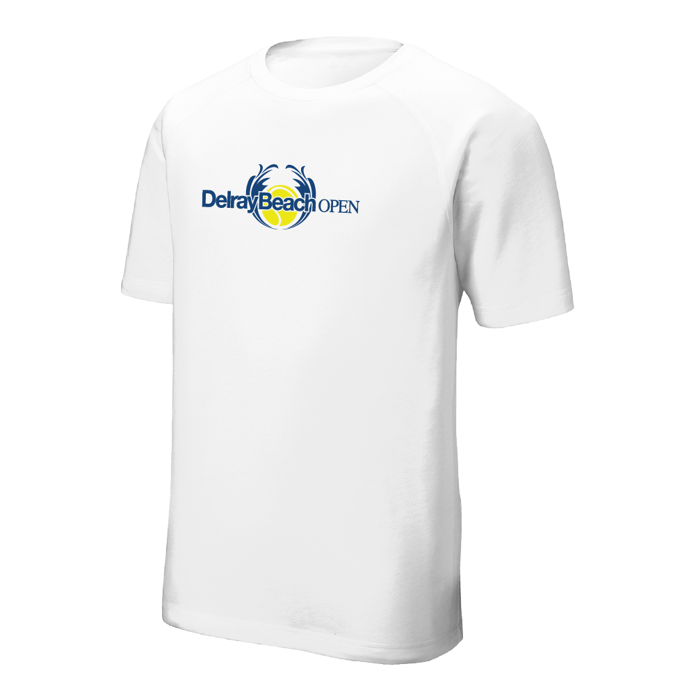 Delray Beach Open Court Stripe Performance T-Shirt