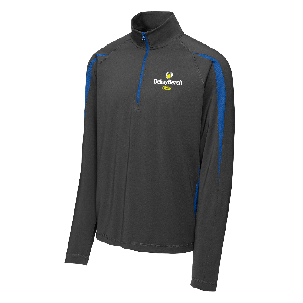 Delray Beach Open DBO Logo Color Block 1/4 Zip