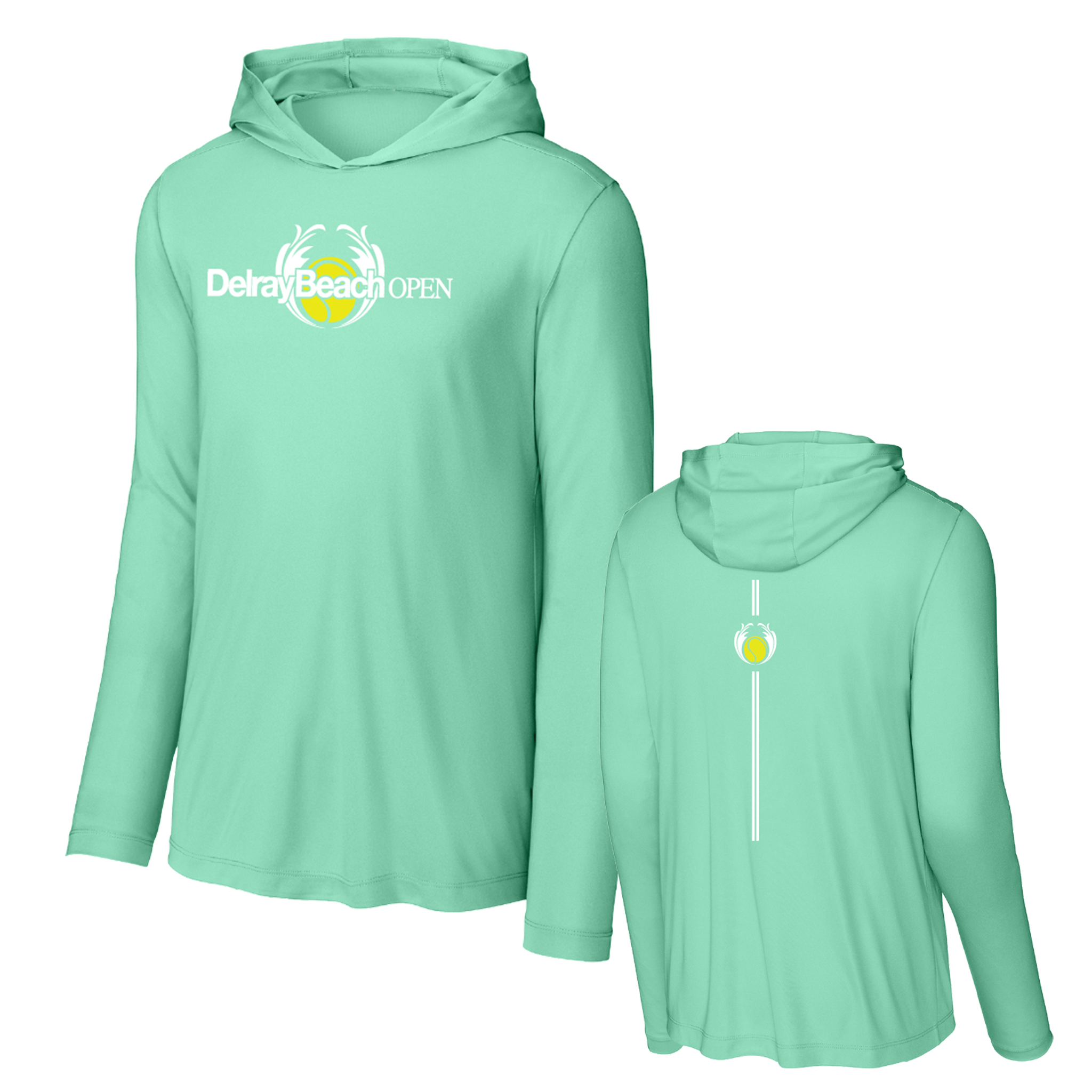 Delray Beach Open Stacked Logo Performance Hoodie