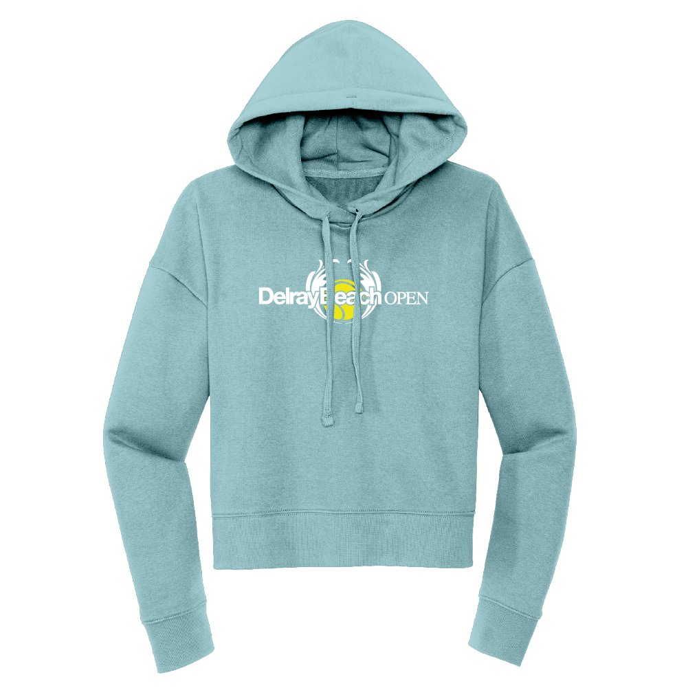 Delray Beach Open Womens DBO Logo Cropped Hoodie