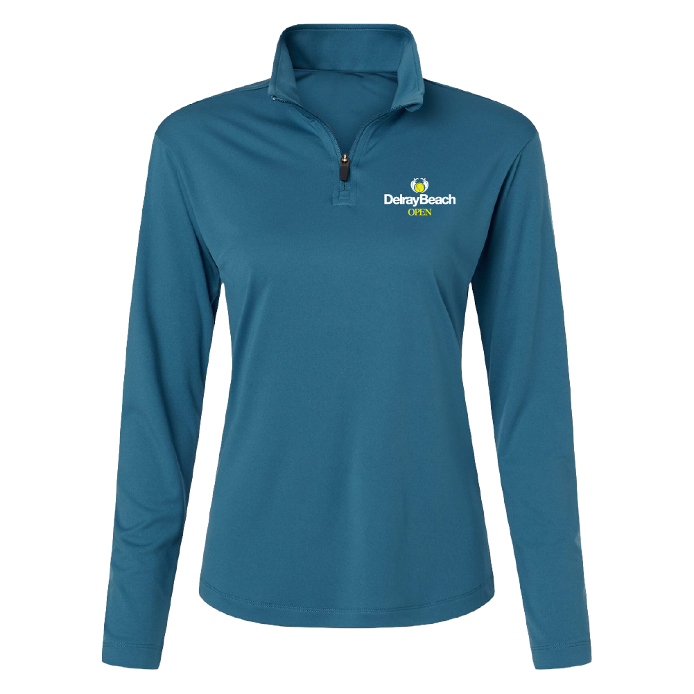 Delray Beach Open Womens DBO Logo Performance 1/4 Zip