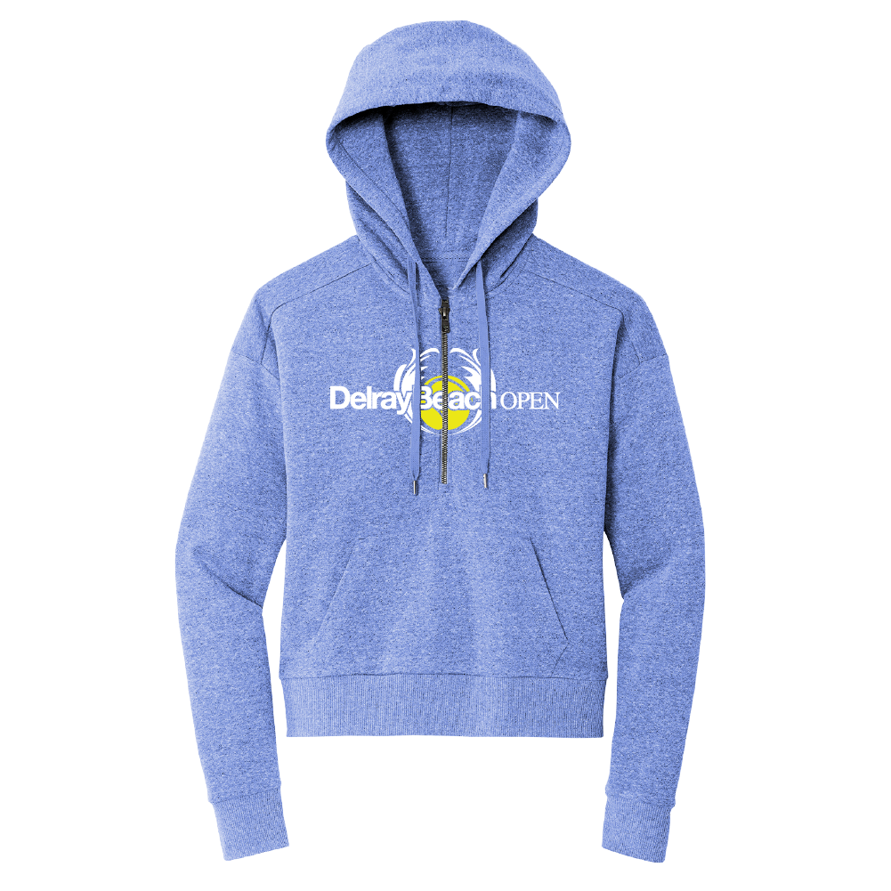Delray Beach Open Womens Stacked Logo 1/2 Zip